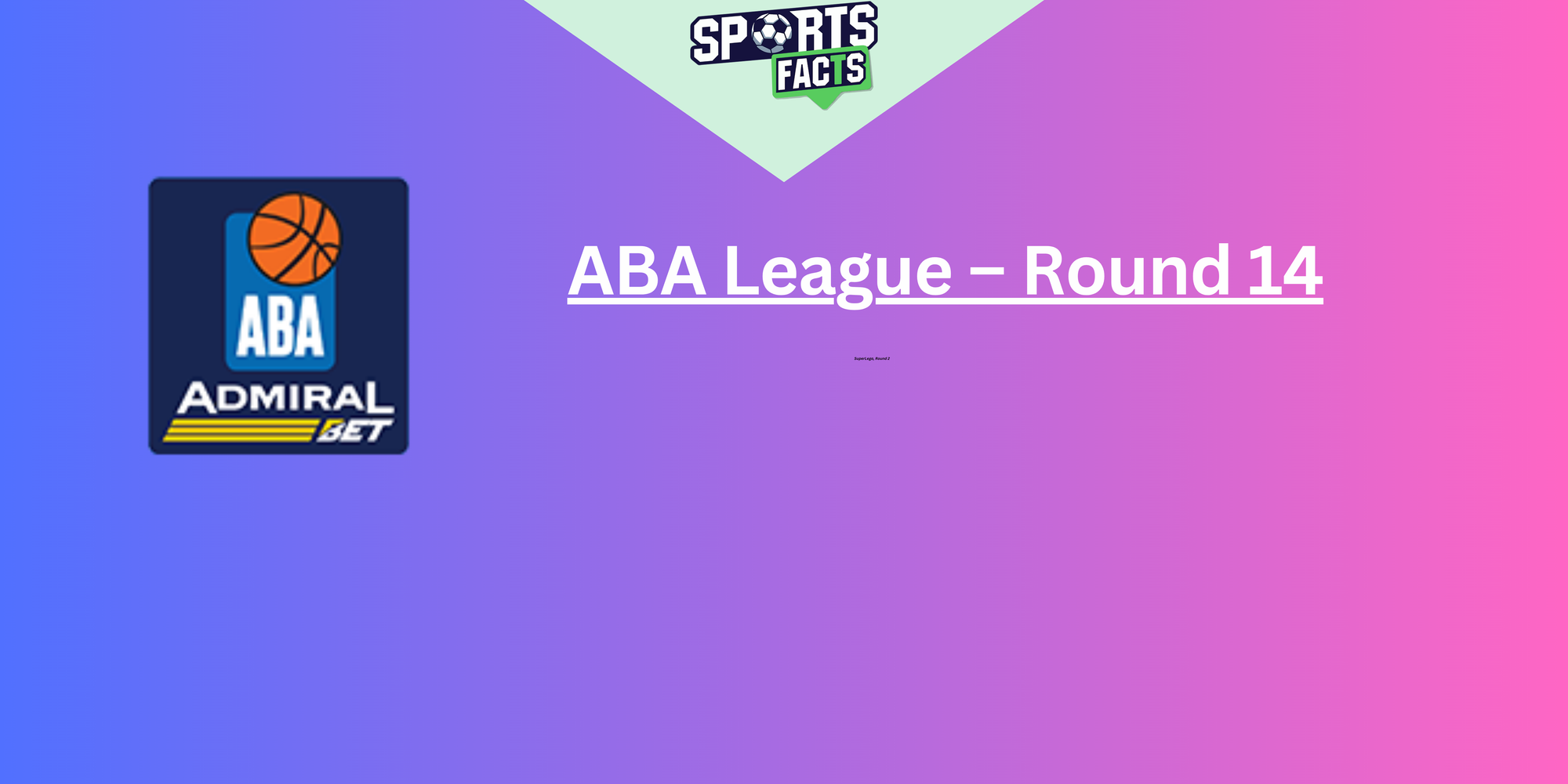 ABA League – Round 14