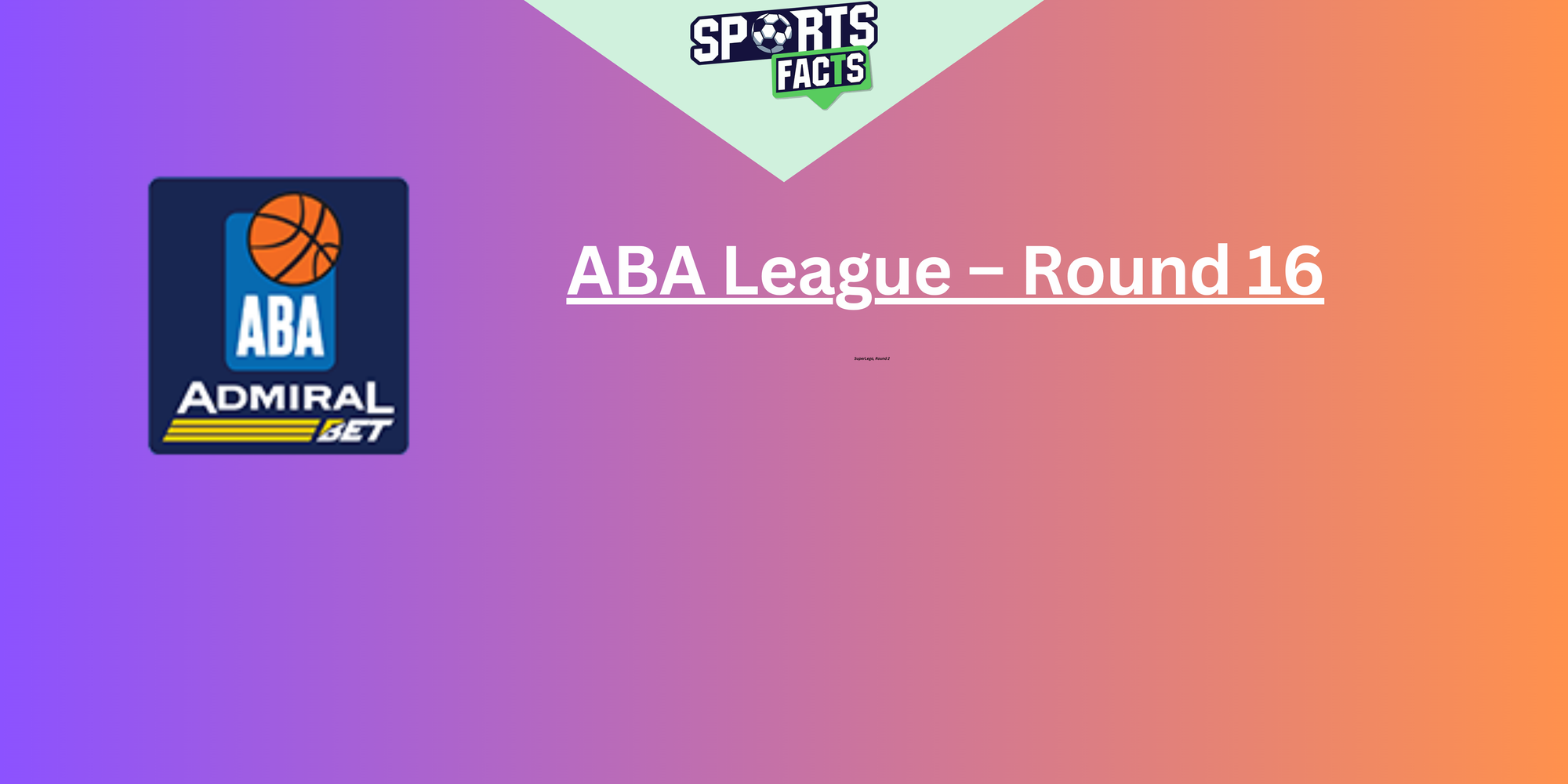 ABA League – Round 16