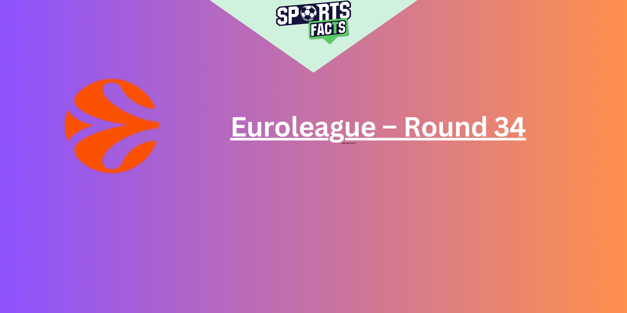 Euroleague – Round 34