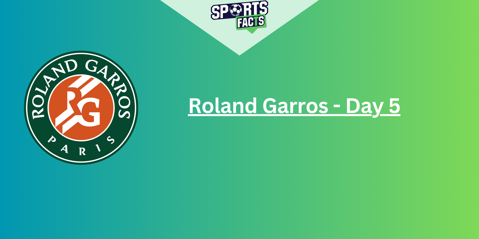 Roland Garros - Day 5