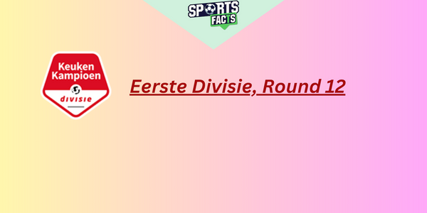 Netherlands – Eerste Divisie, Round 12