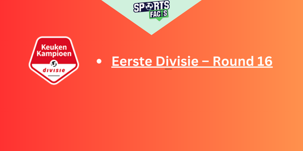 Eerste Divisie – Round 16