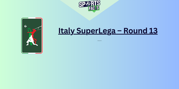 Italy SuperLega – Round 13